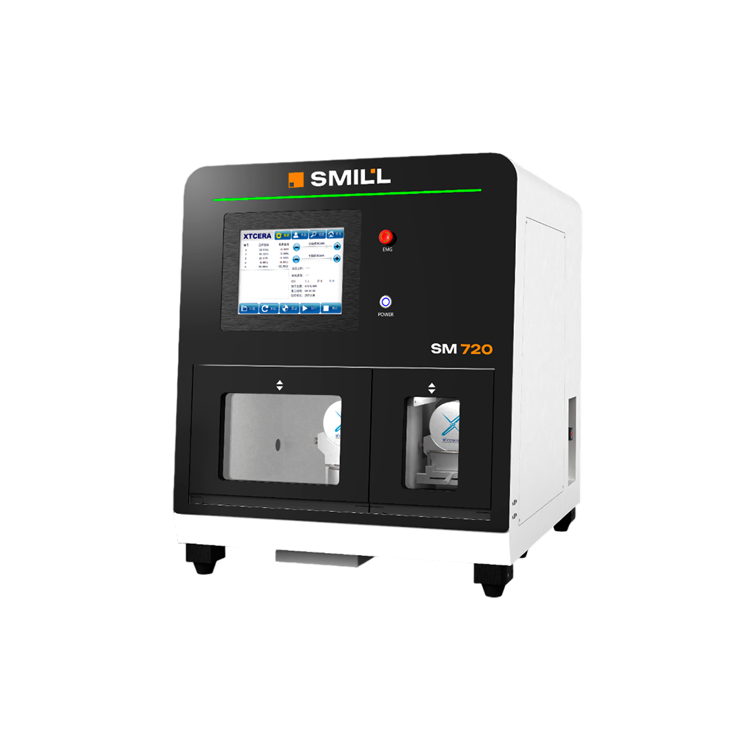 Комплект CAD/CAM оборудования:сухой фрезерный станок SMILL SM720 (DC 6 дисков) + печь для обжига Zetin  20B + пылесос E-402