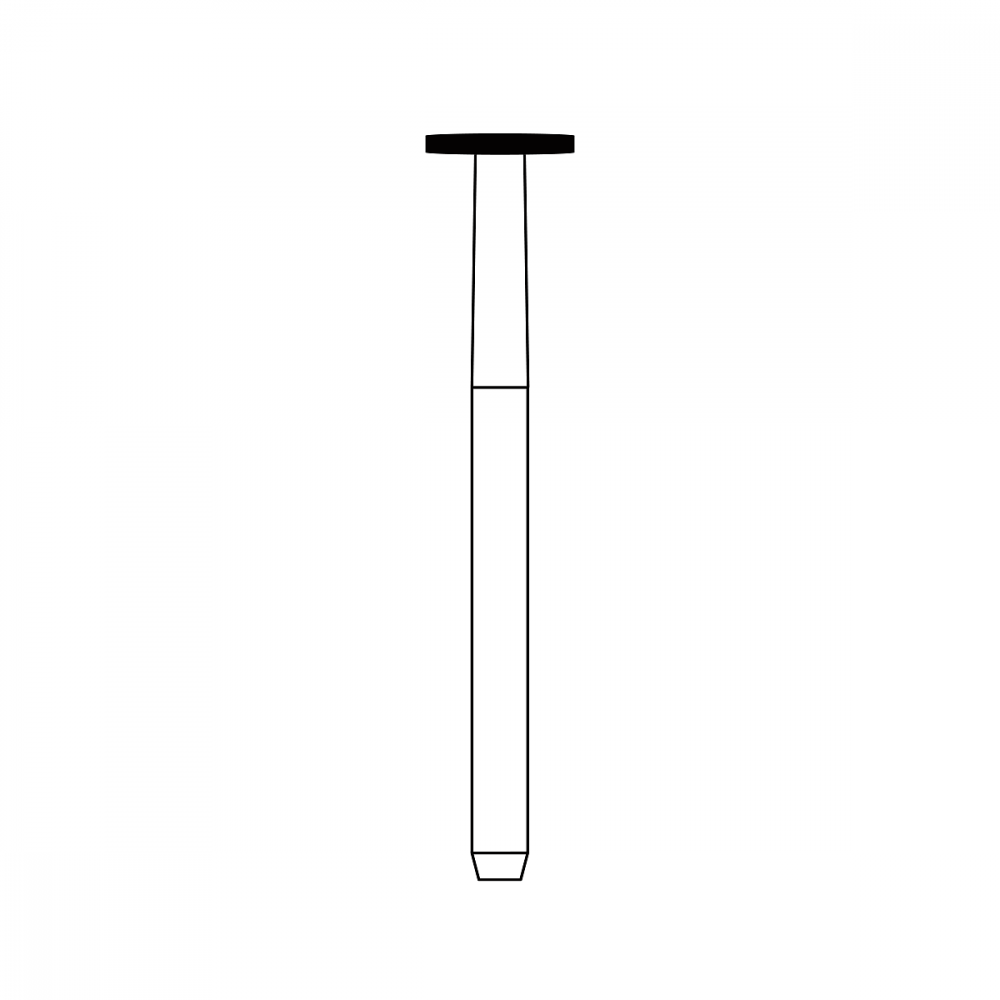 Diamond Bur FG - 3054 бор стоматологический алмазный MICRODONT для турбинного наконечника, форма колесо