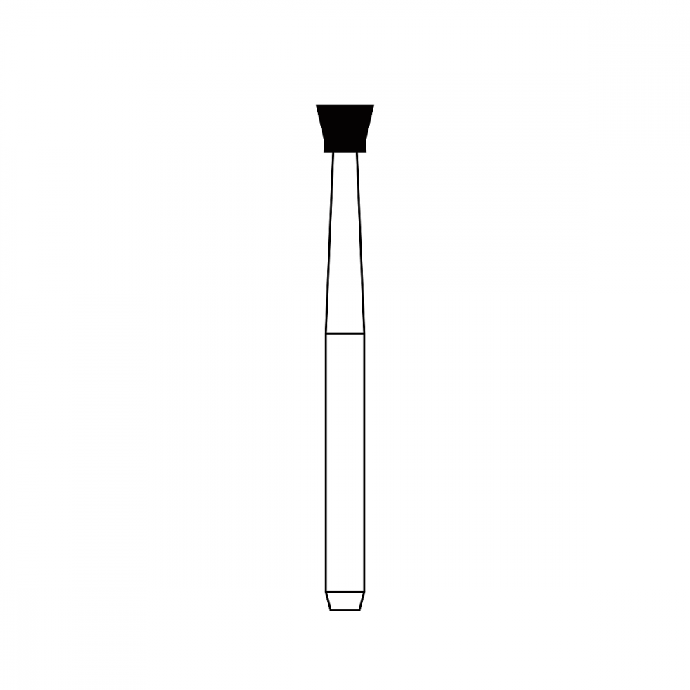 Diamond Bur FG - 1037 бор стоматологический алмазный MICRODONT для турбинного наконечника, форма обратного конуса