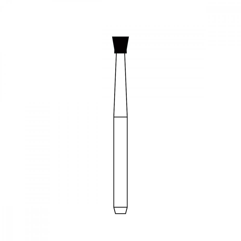 Diamond Bur FG - 1036 бор стоматологический алмазный MICRODONT для турбинного наконечника, форма обратного конуса
