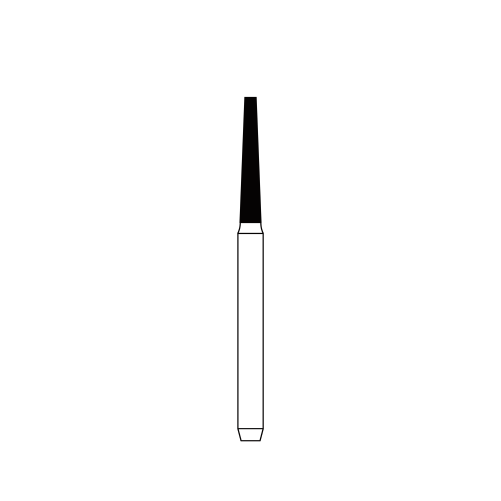 Diamond Bur FG - 2067 бор стоматологический алмазный MICRODONT для турбинного наконечника , форма конусная, усеченный, полусферический