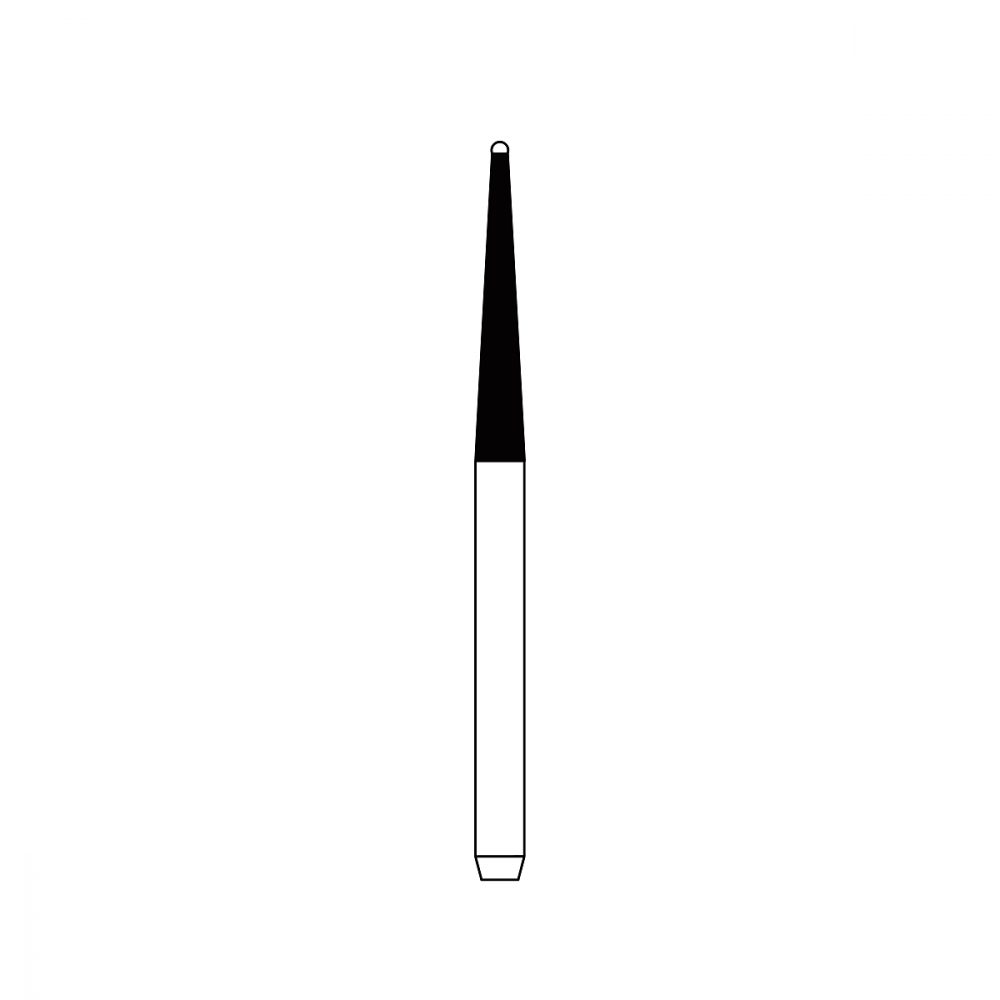 Diamond Bur FG - 3082 бор стоматологический алмазный MICRODONT для турбинного наконечника, форма конусная, боковое резание