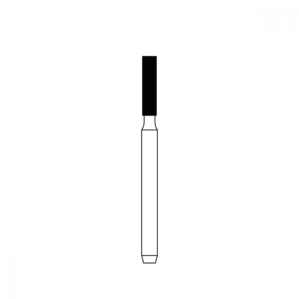 Diamond Bur FG - 2096 бор стоматологический алмазный MICRODONT для турбинного наконечника , форма цилиндрическая, резание боковое и концевое