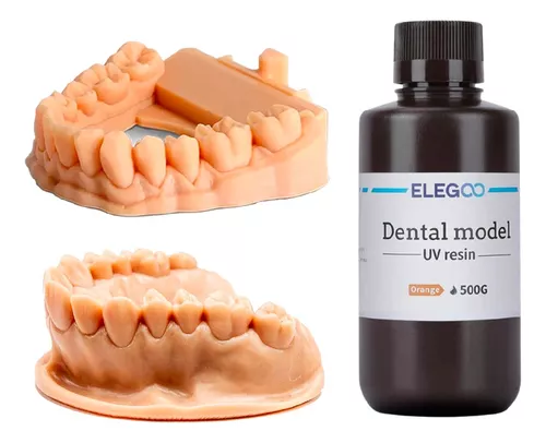 Модельная фотополимерная смола ELEGOO Dental Model для высокоточной 3D-печати в стоматологии.