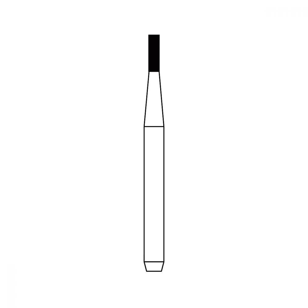 Diamond Bur FG - 1091 бор стоматологический алмазный MICRODONT для турбинного наконечника , форма цилиндрическая, резание боковое и концевое