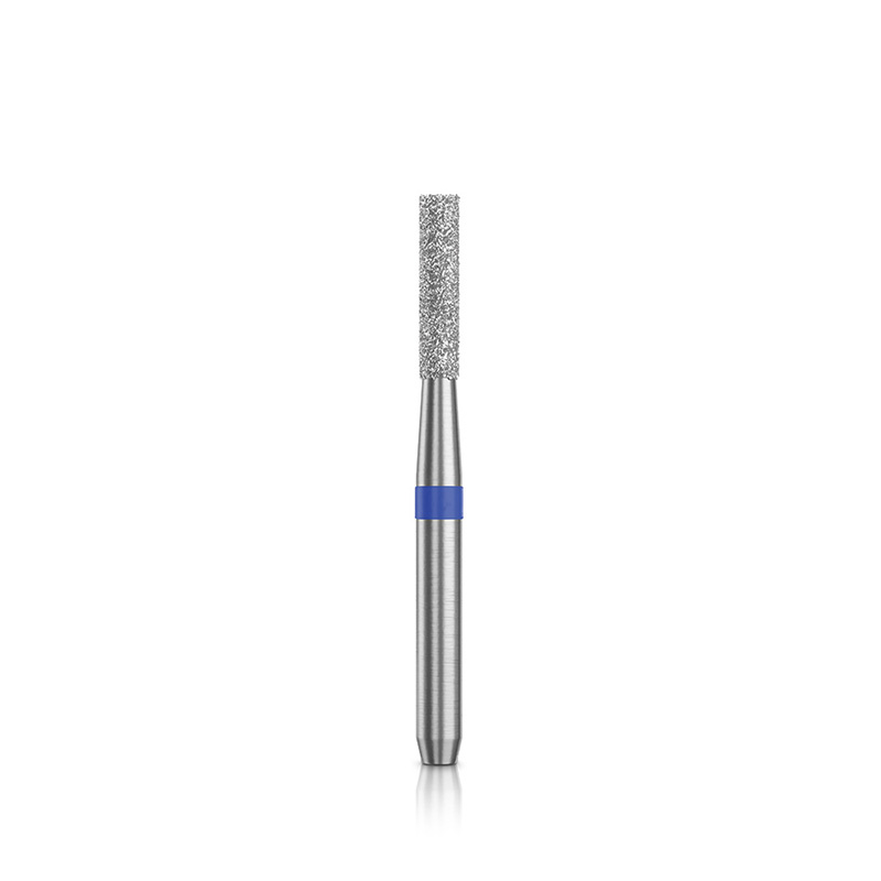 Diamond Bur FG - 1095 бор стоматологический алмазный MICRODONT для турбинного наконечника, форма цилиндрическая, резание боковое и концевое