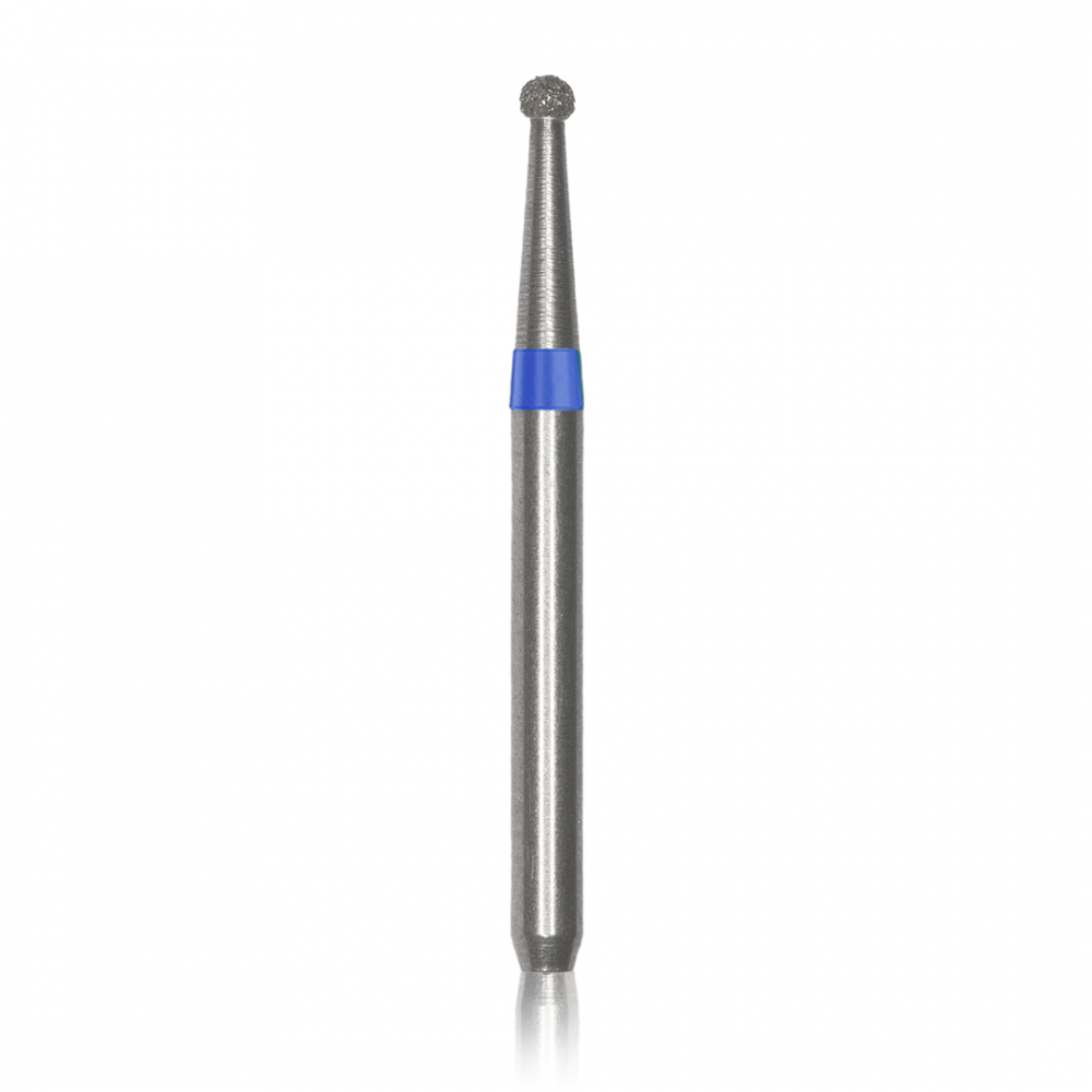 Diamond Bur FG - 1013 бор стоматологический алмазный MICRODONT для турбинного наконечника, форма круглая (сферическая)