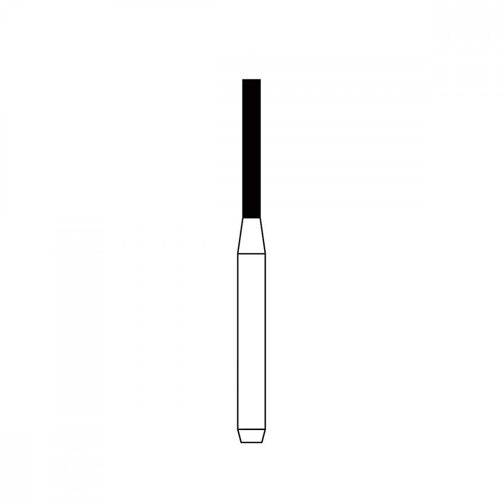 Diamond Bur FG - 3097 бор стоматологический алмазный MICRODONT для турбинного наконечника, форма цилиндрическая, резание боковое и концевое