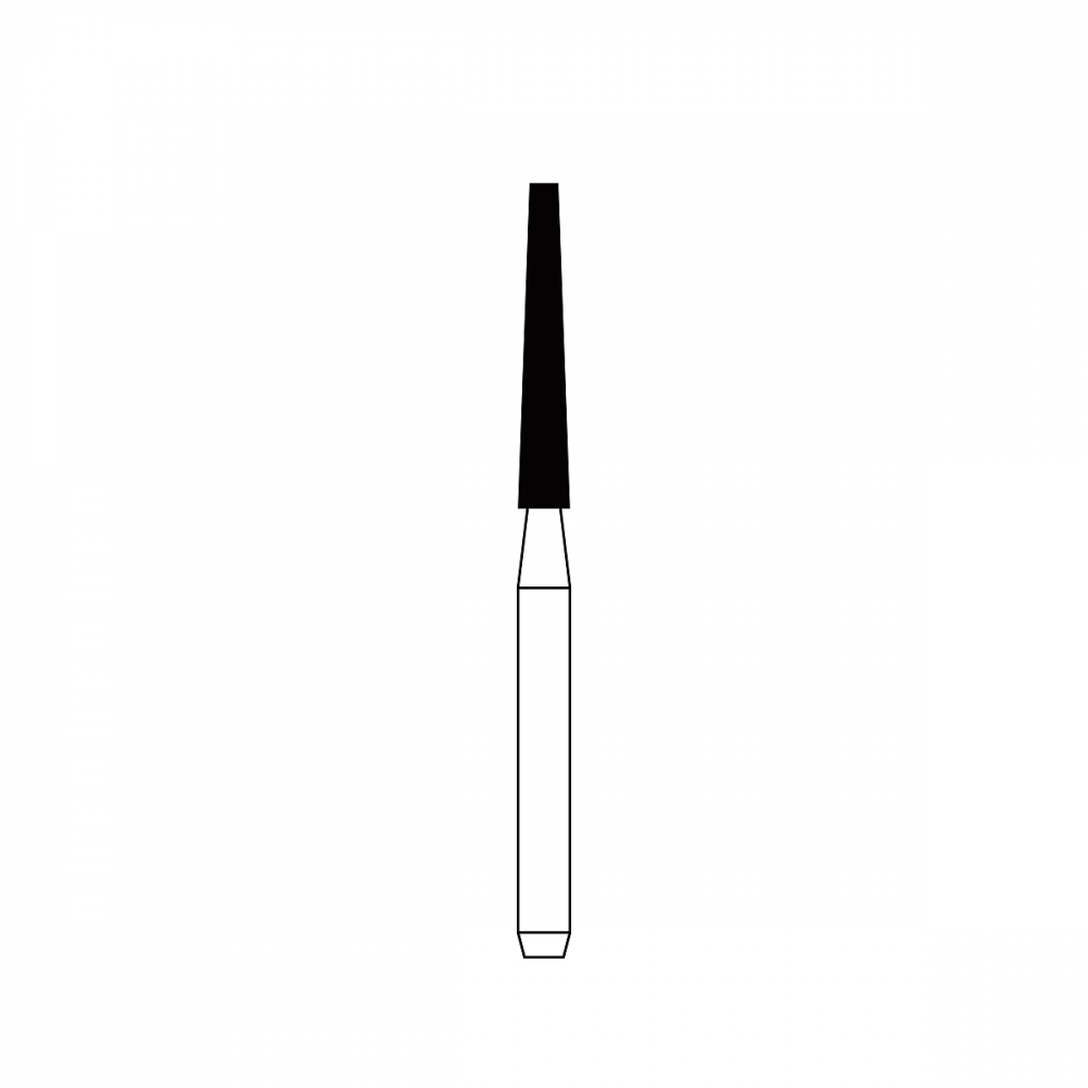 Diamond Bur FG - 3071 бор стоматологический алмазный MICRODONT для турбинного наконечника, форма конусная, усеченный, полусферический
