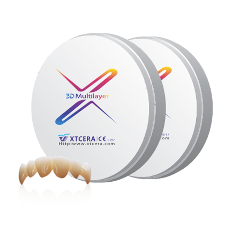 Диск из диоксида циркония XTCERA 3D ML (Multilayer, Pre-shaded)