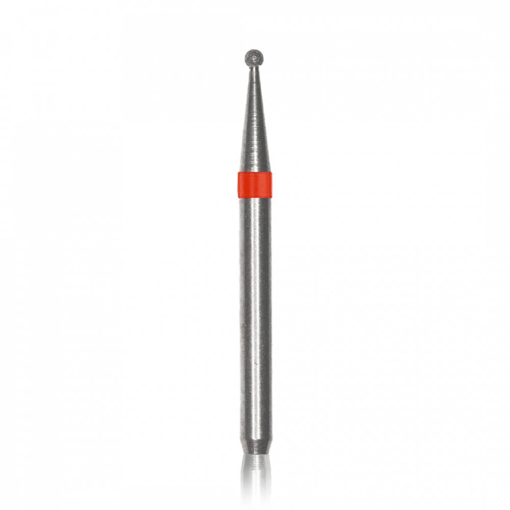 Diamond Bur FG - 1012F бор стоматологический алмазный MICRODONT для турбинного наконечника, форма круглая (сферическая)