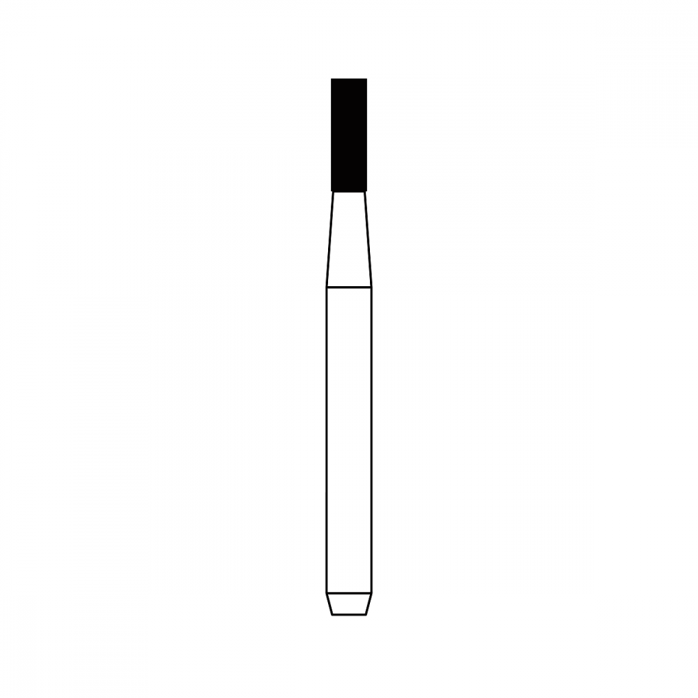 Diamond Bur FG - 1094C бор стоматологический алмазный MICRODONT для турбинного наконечника , форма цилиндрическая, резание боковое и концевое