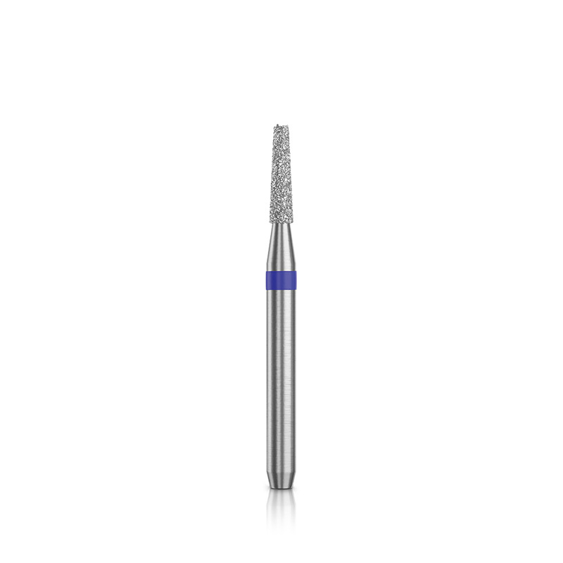 Diamond Bur FG - 1066 бор стоматологический алмазный MICRODONT для турбинного наконечника, форма конусная, усеченный, полусферический