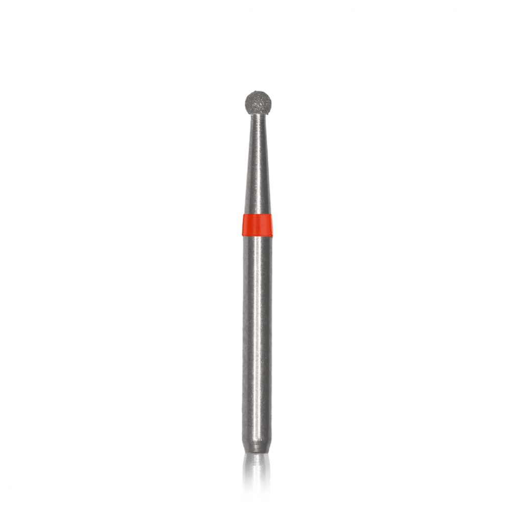 Diamond Bur FG - 1014F бор стоматологический алмазный MICRODONT для турбинного наконечника, форма круглая (сферическая)