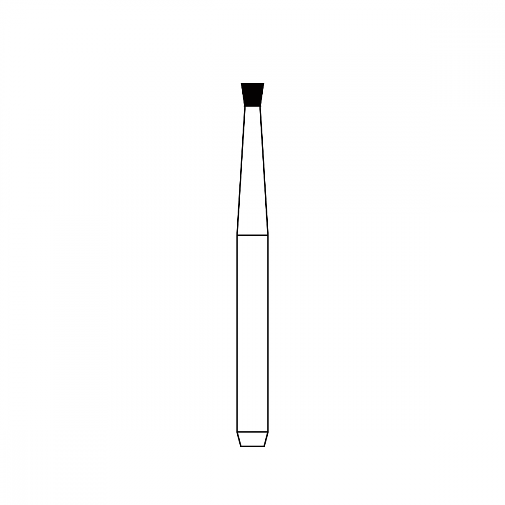 Diamond Bur FG - 1033 бор стоматологический алмазный MICRODONT для турбинного наконечника, форма обратного конуса
