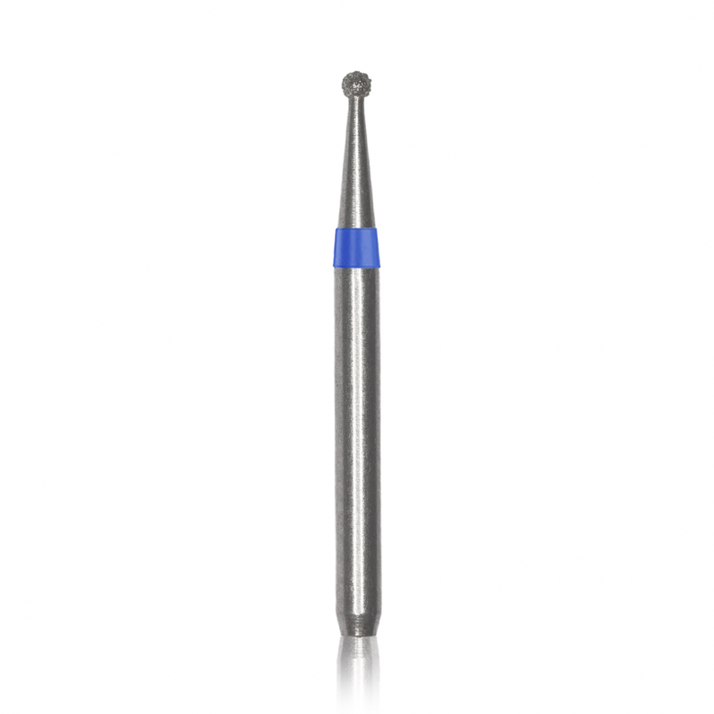 Diamond Bur FG - 1012 бор стоматологический алмазный MICRODONT для турбинного наконечника, форма круглая (сферическая)