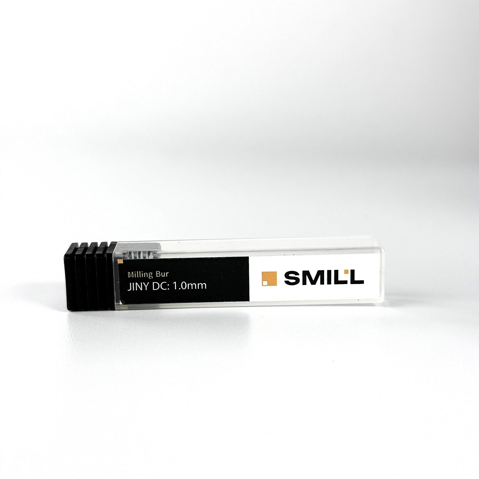 Фреза Smill для циркония, для станка JINY, Ø1 мм, хвостовик 4 мм, L45 мм