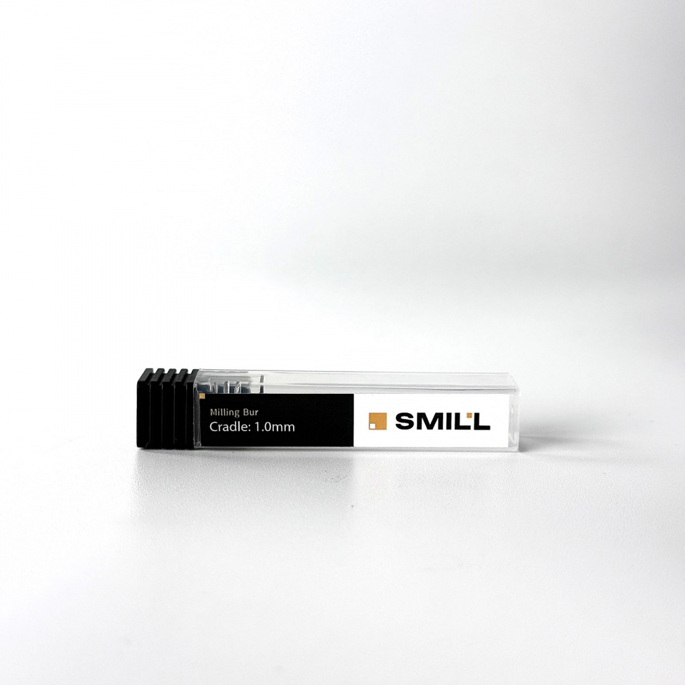 Фреза Smill для стеклокерамики, для станка Cradle, Ø1 мм, хвостовик 6 мм, L50 мм